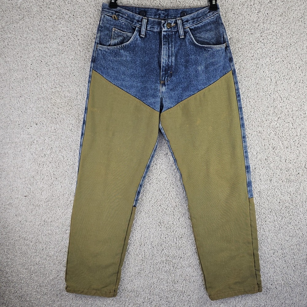 Vintage Wrangler Rugged Wear Jeans Men's 32x30 (30x30) Brush Guard Made In USA